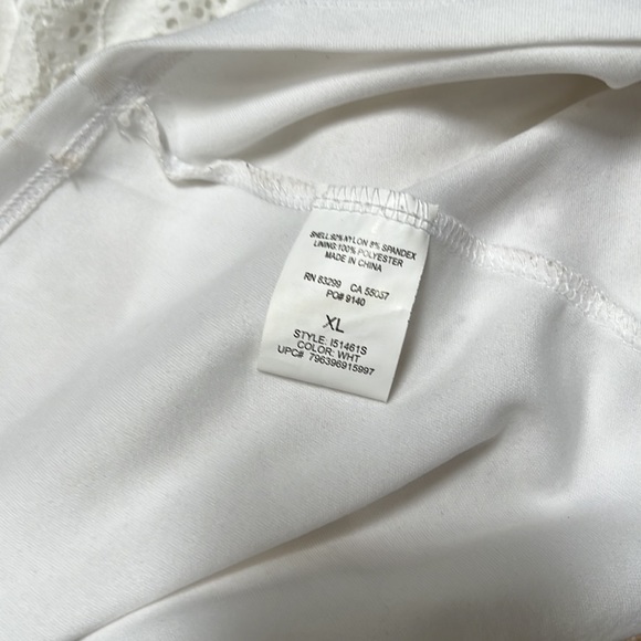 NWT Isaac Mizrahi lace eyelet scoop neck dress - Picture 11 of 11